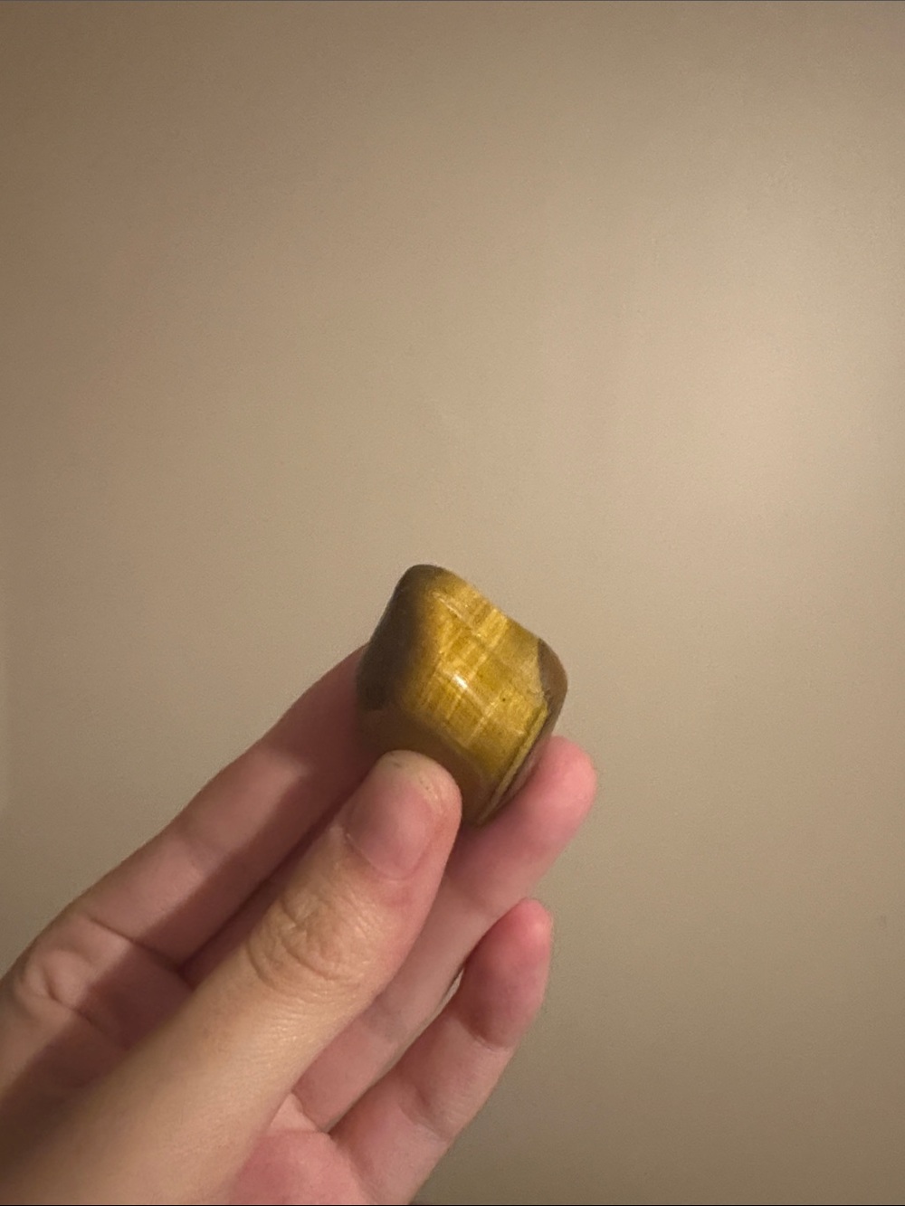 Polished Tiger's Eye Stone with Brown/Gold hues